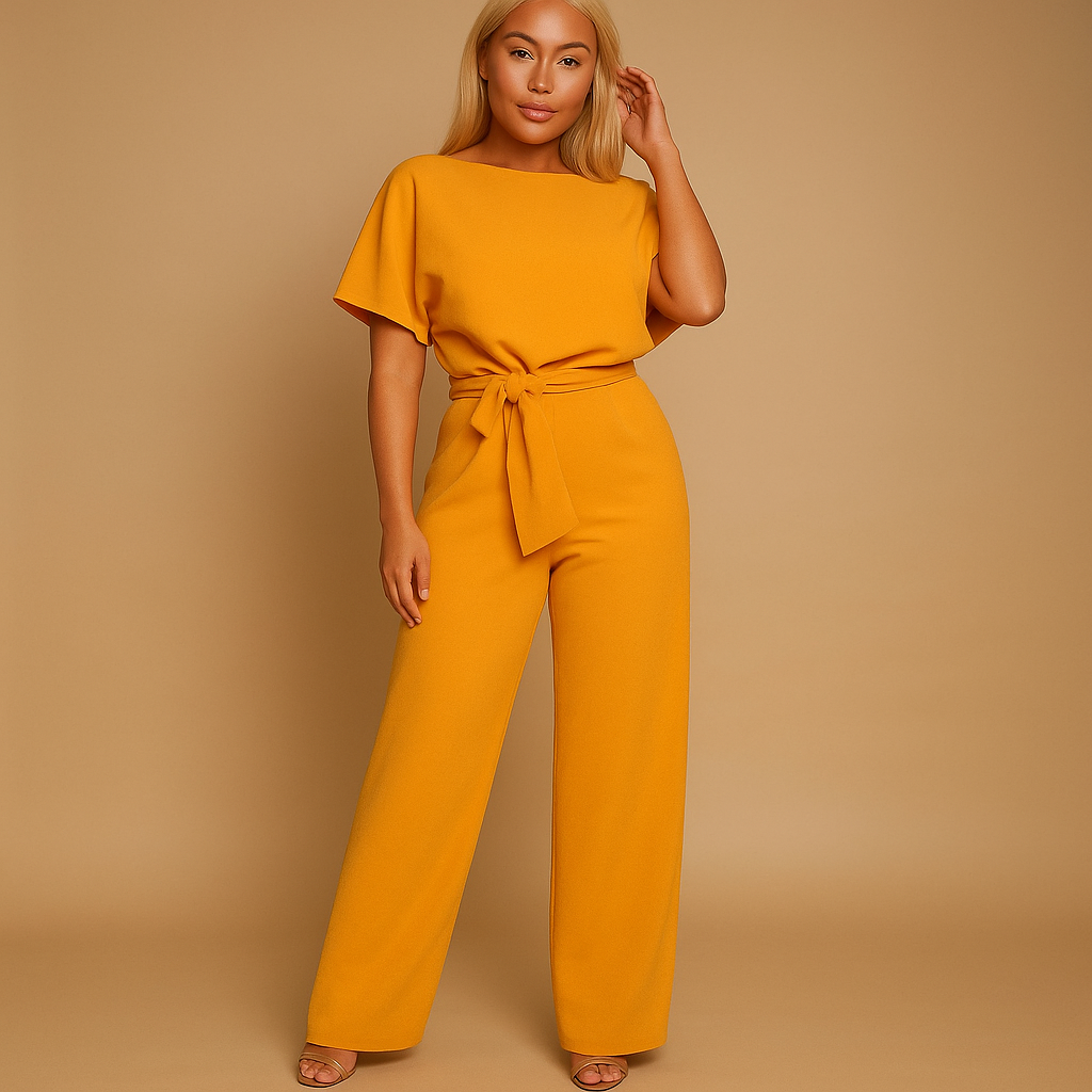 Séraphine | Jumpsuit met Strikdetail in de Taille
