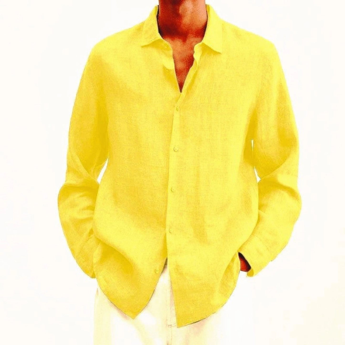 Loïs | Camisa Hombre de Manga Larga – Estilo Sencillo y Informal