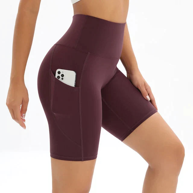 Clara | Korte Sportbroek Vrouw Met Zakken