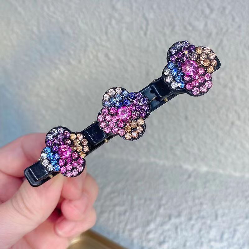 Josée | Hårbørste med Blomst Strass Elegant