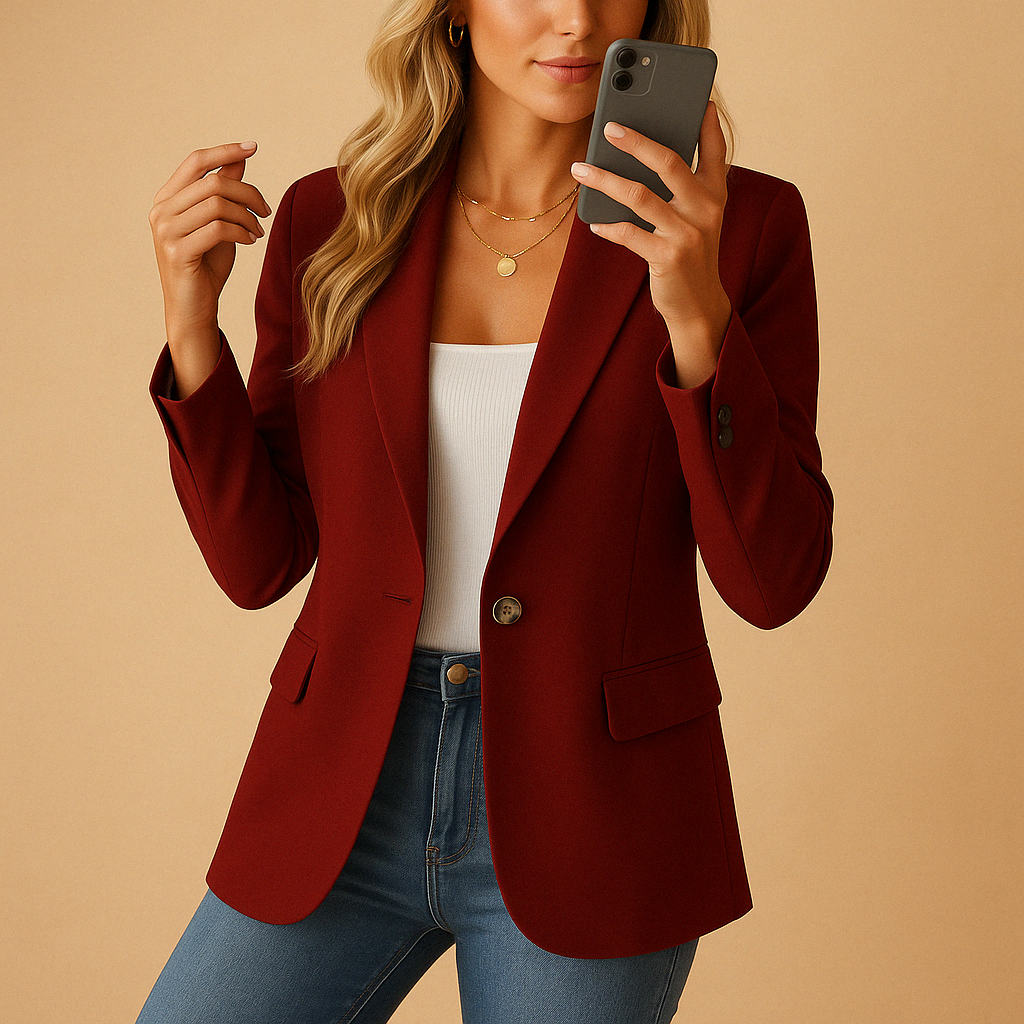 Héla | Aansluitende Blazer – Minimalistische Stijl En Zeker Elegantie
