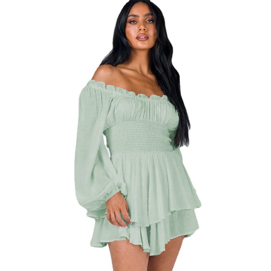 Imane | Robe d'Été Épaules Dénudées Femme