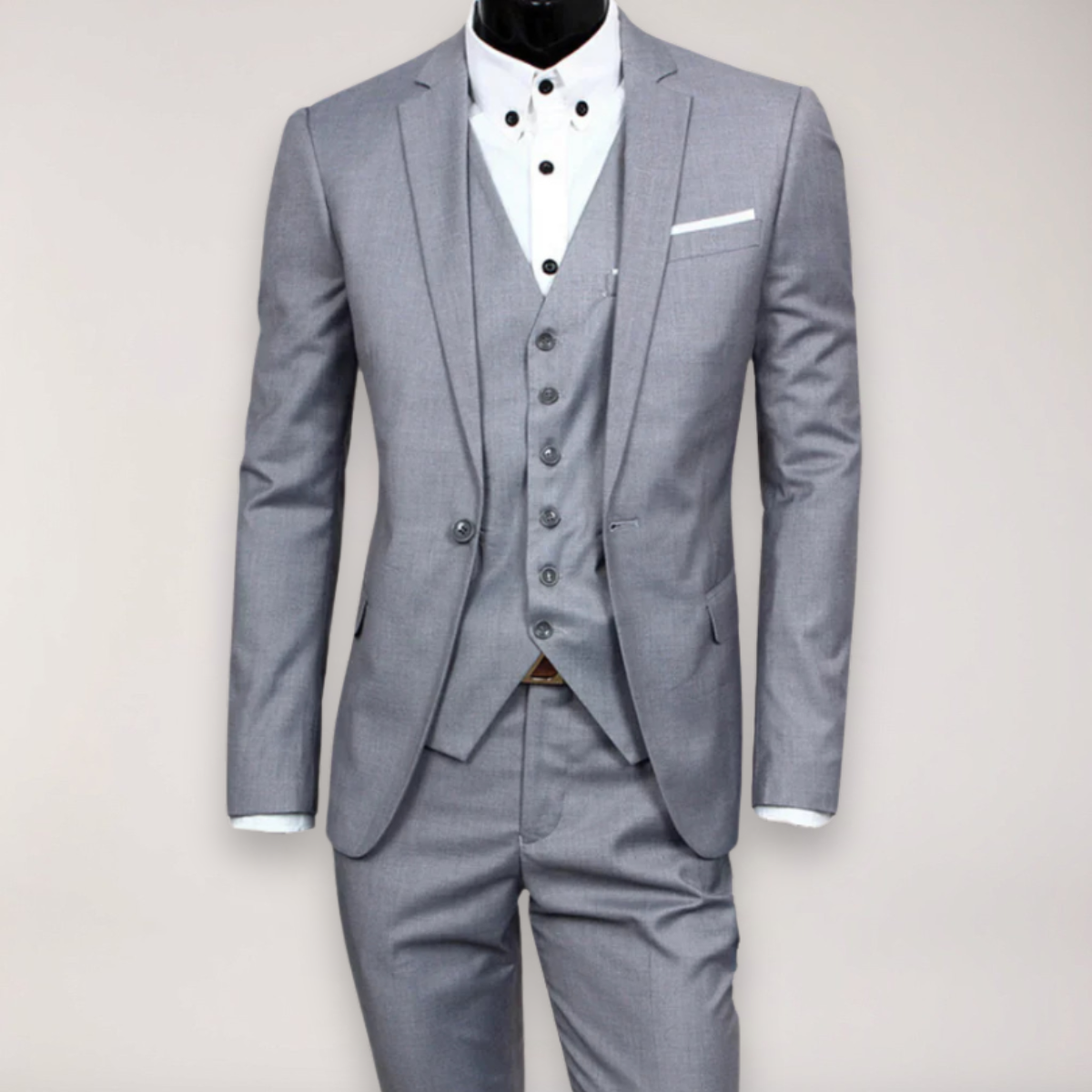 Emory | Pánsky oblek tri kusy Slim Fit Elegantný