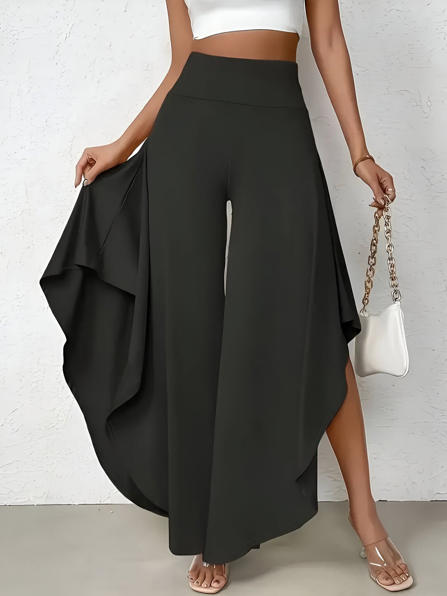 Talia | Pantalon Largă cu Croială Originală – Confort și Stil Relaxat