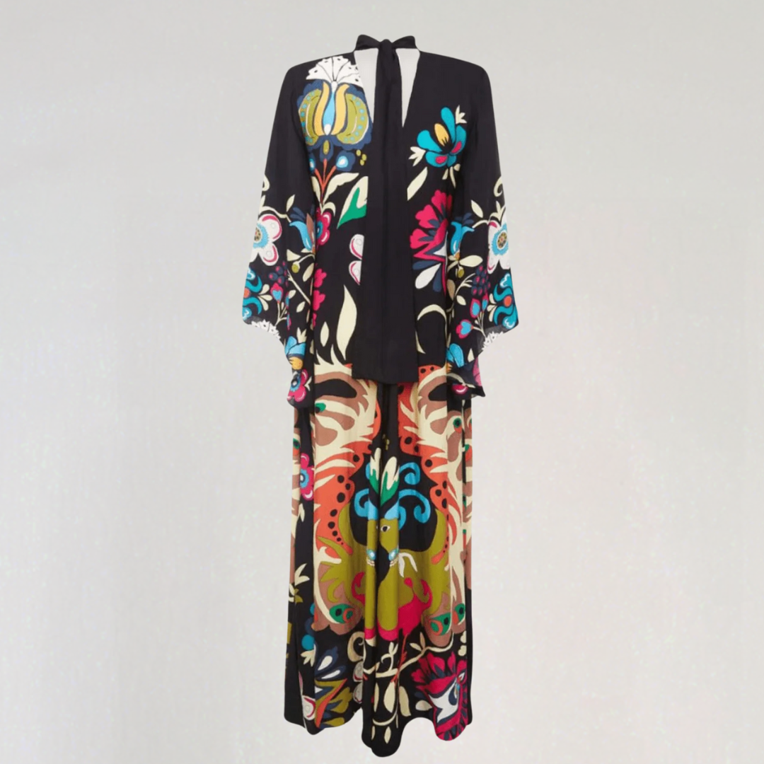 Djamila | Maxi Kaftan Bohémský – Uvolněná a Plynulá Elegance
