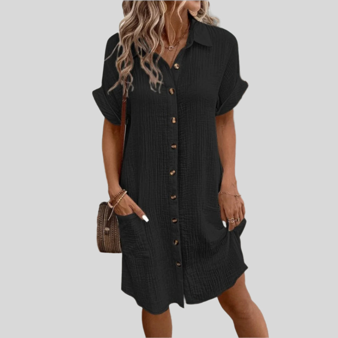 Mona | Elegant and Casual Shirt Dress