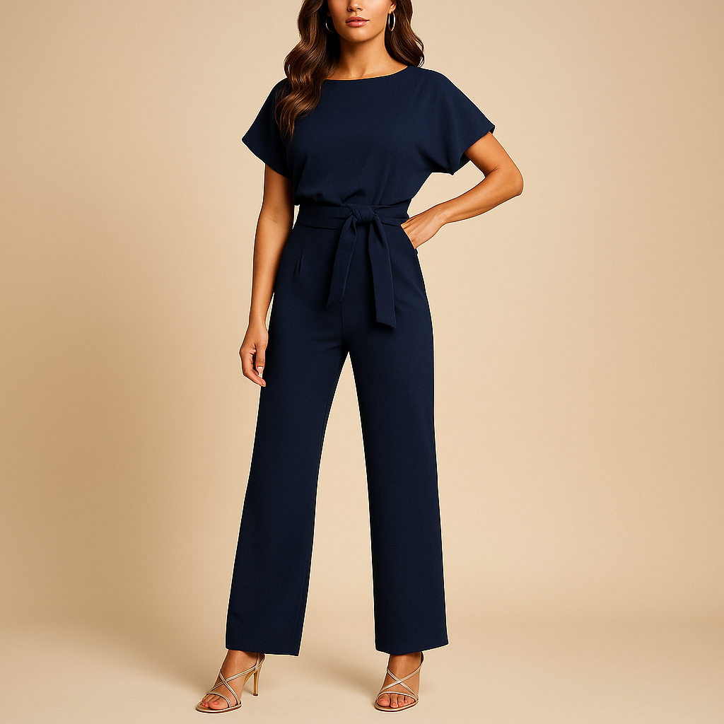 Séraphine | Jumpsuit met Strikdetail in de Taille