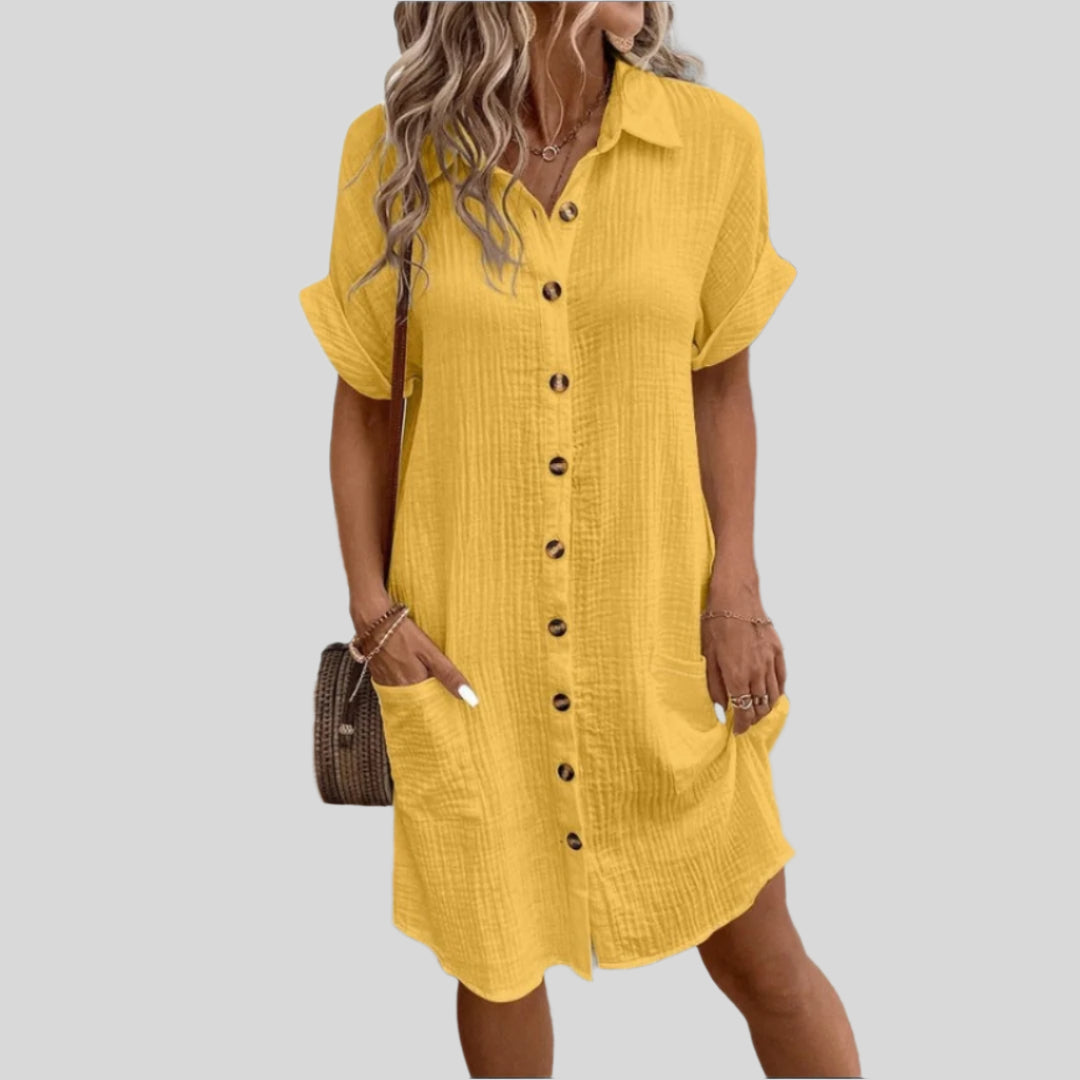 Mona | Elegant and Casual Shirt Dress