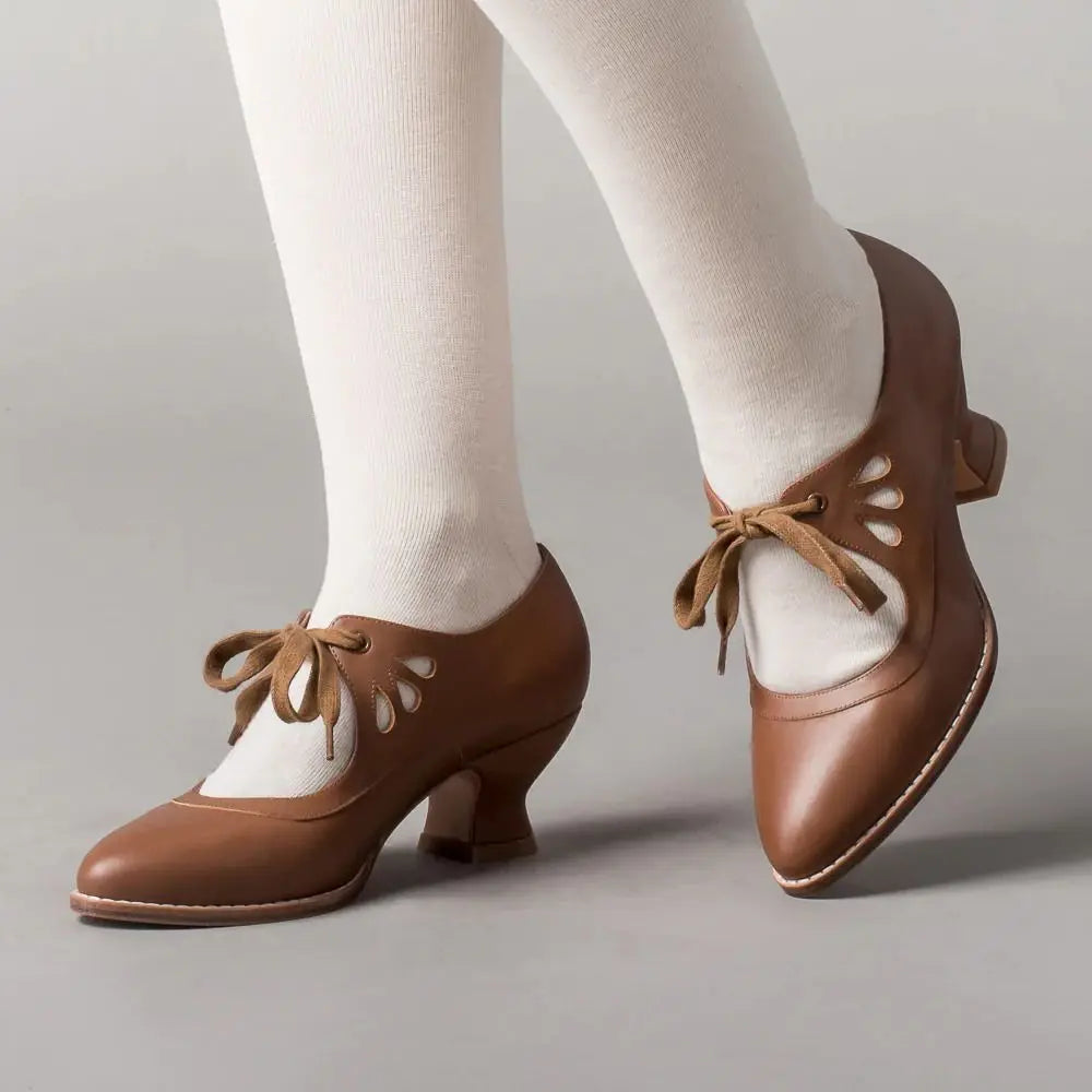 Margaux | Schuhe mit niedrigem Absatz – Vintage-Touch für einen einzigartigen Look