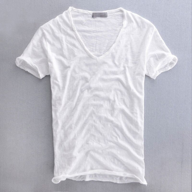 ヴィクトル | Vネック Tシャツ 半袖 ゆったりシルエット