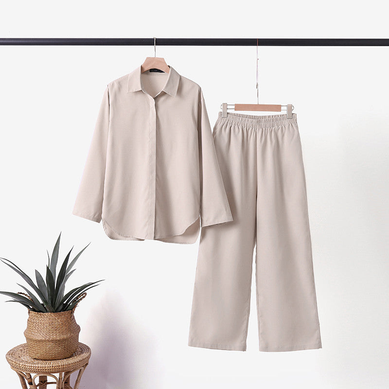 Léana | Elegantní uvolněný outfit – Čisté linie a zaručený komfort