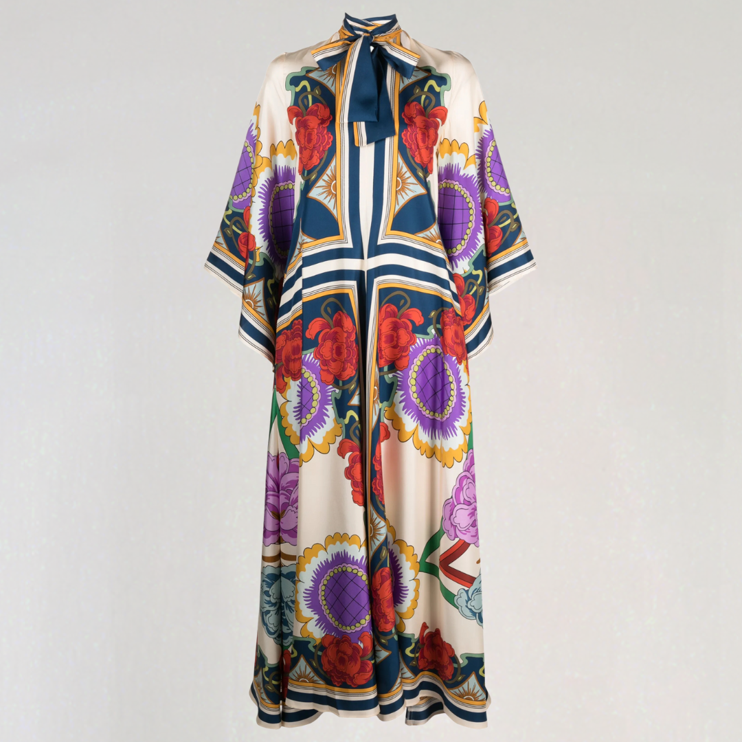 Djamila | Maxi Kaftan Bohémský – Uvolněná a Plynulá Elegance