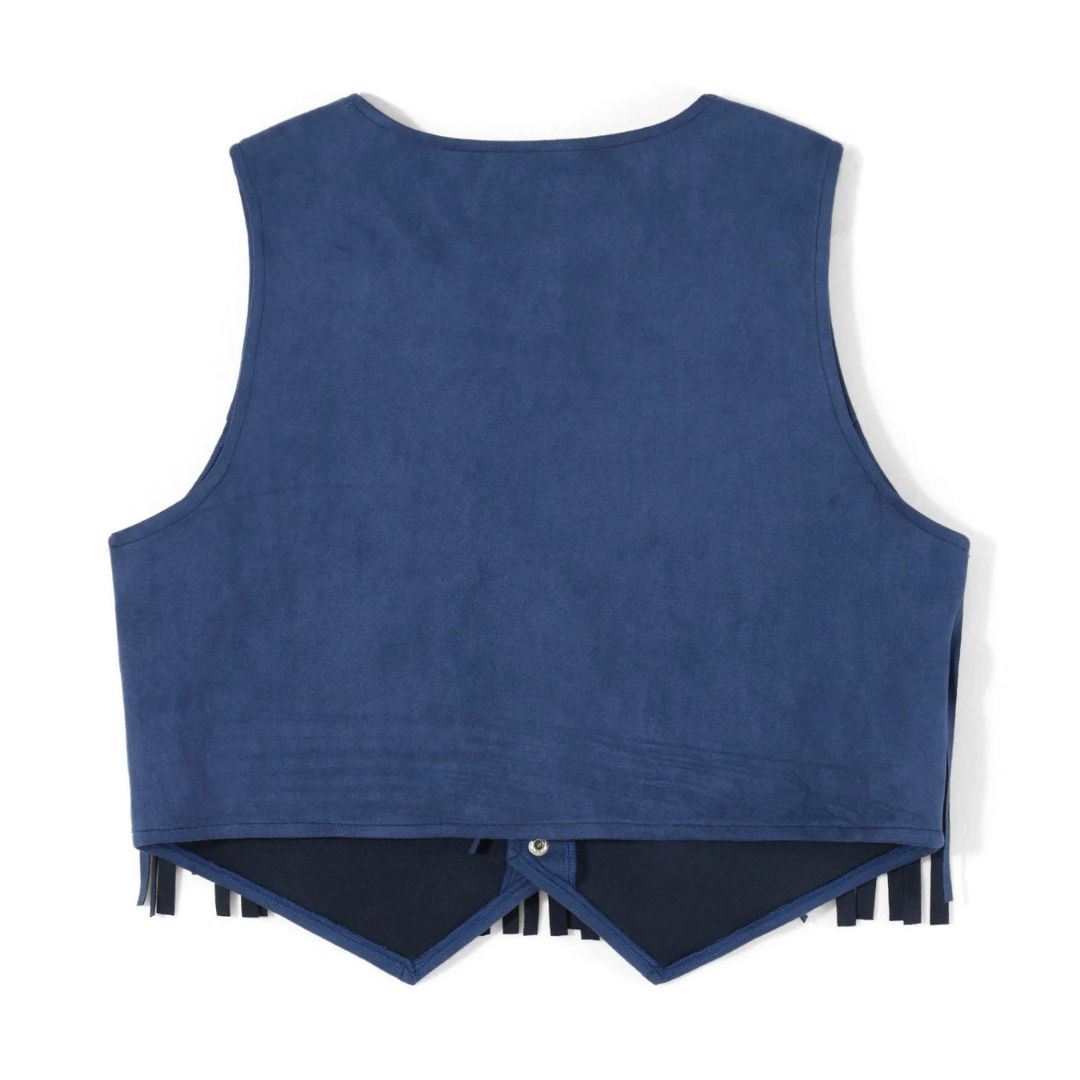 Eva | Korte Mouwloze Jas – Western en Trendy