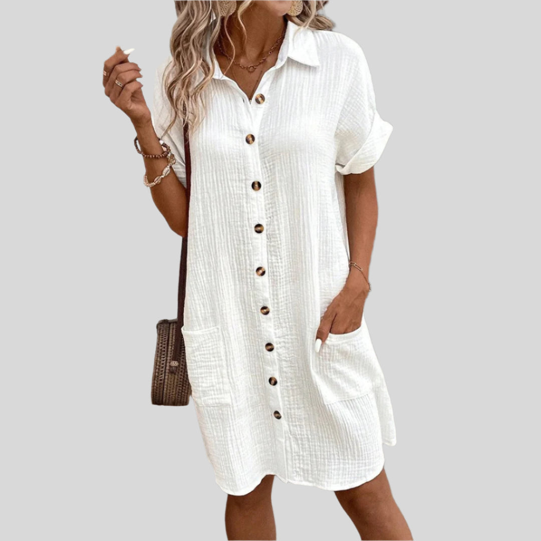 Mona | Elegant and Casual Shirt Dress