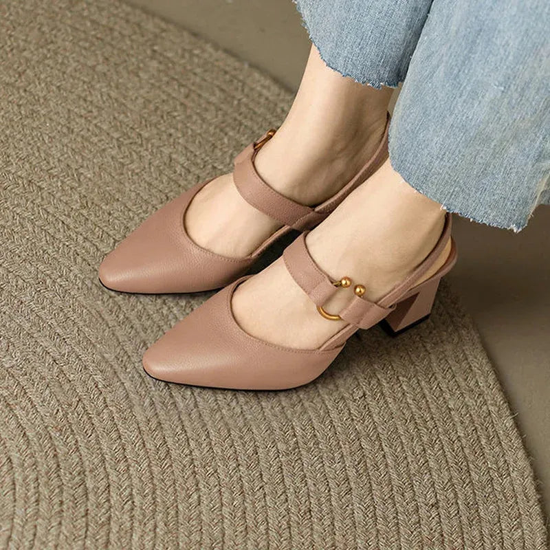 Sabine | Scarpe con Tacco Aperte – Eleganti e Sofisticate