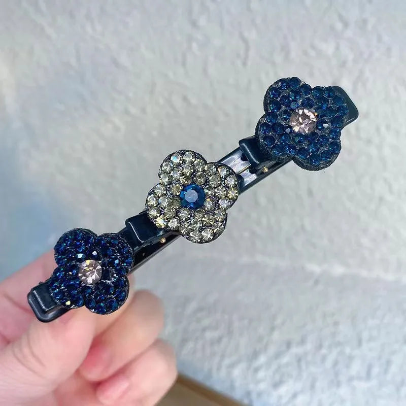 Josée | Hårbørste med Blomst Strass Elegant