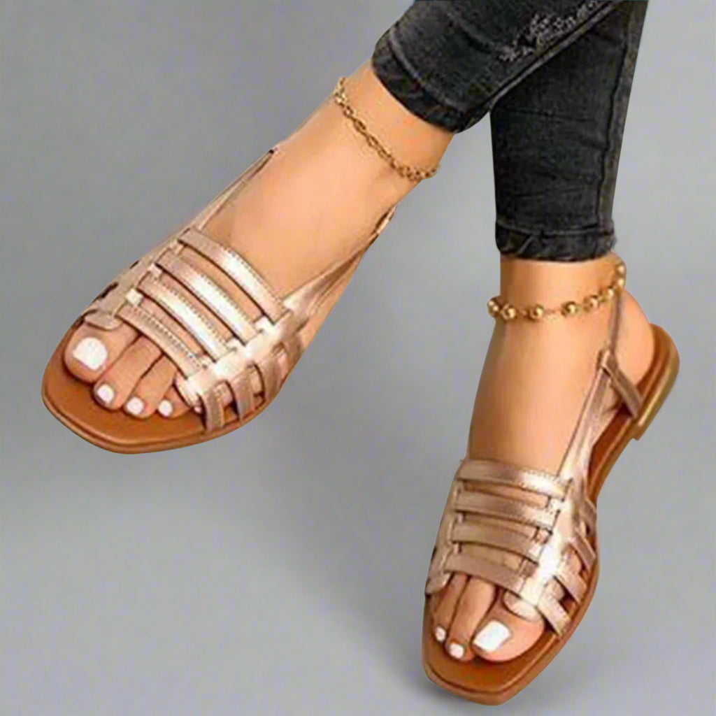 Fantine | Sandales Femme – Style Croisé Et Élégance Décontractée