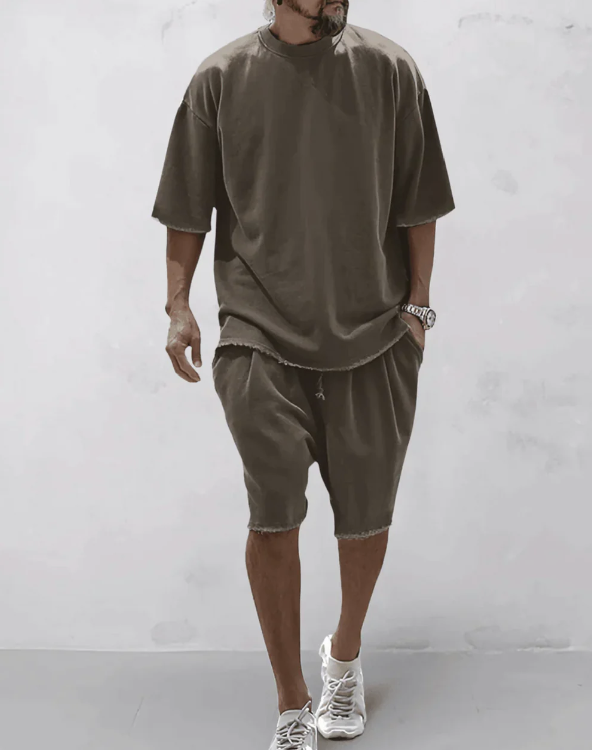 Adrien|Súprava oversized tričko a šortky pre pohodlný a štýlový vzhľad