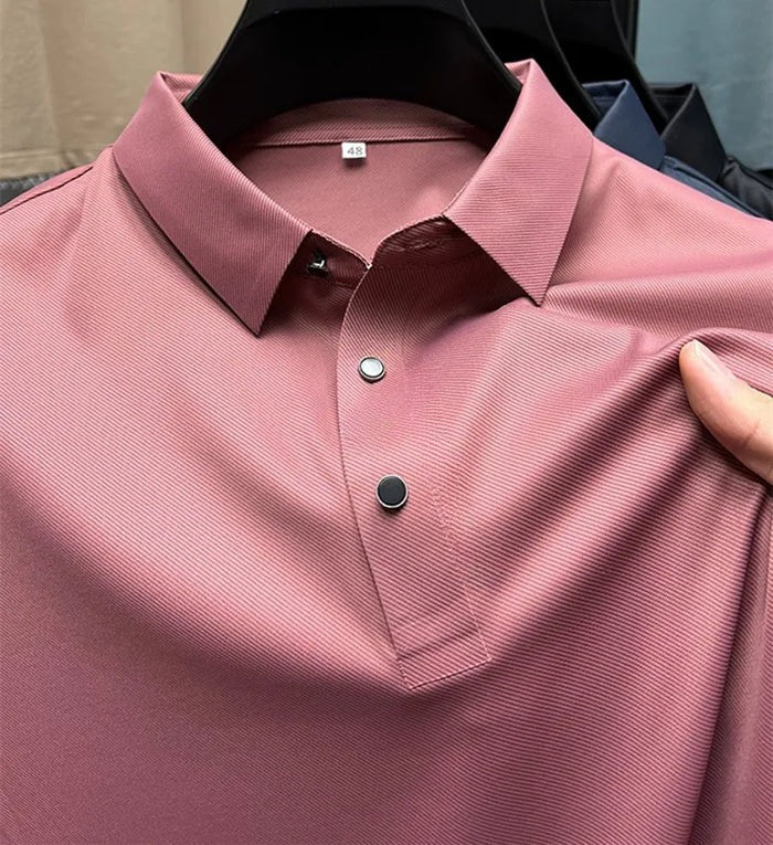Antoine|Polo Hemd Tailliert Für Muskulöse Silhouette