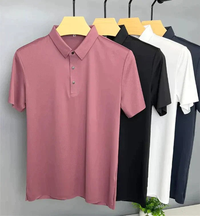 Antoine|Polo Hemd Tailliert Für Muskulöse Silhouette