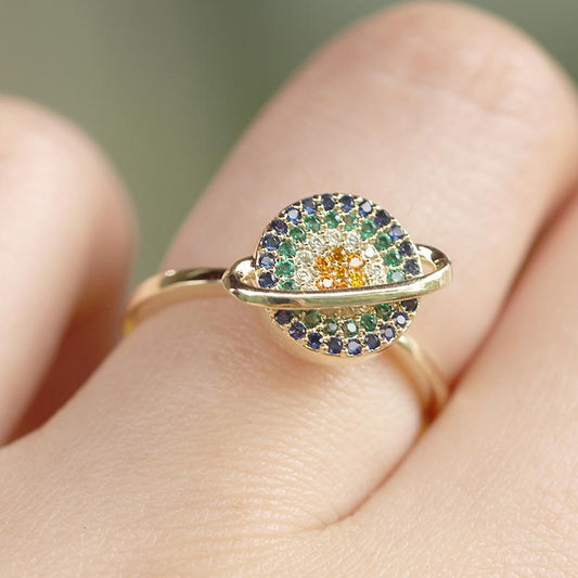 Aline | Elegante Anti-Stress Orbitale Ring 