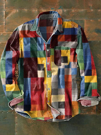 Ozkan | Camisa Elegante Con Bolsillo Práctico Para Hombres 
