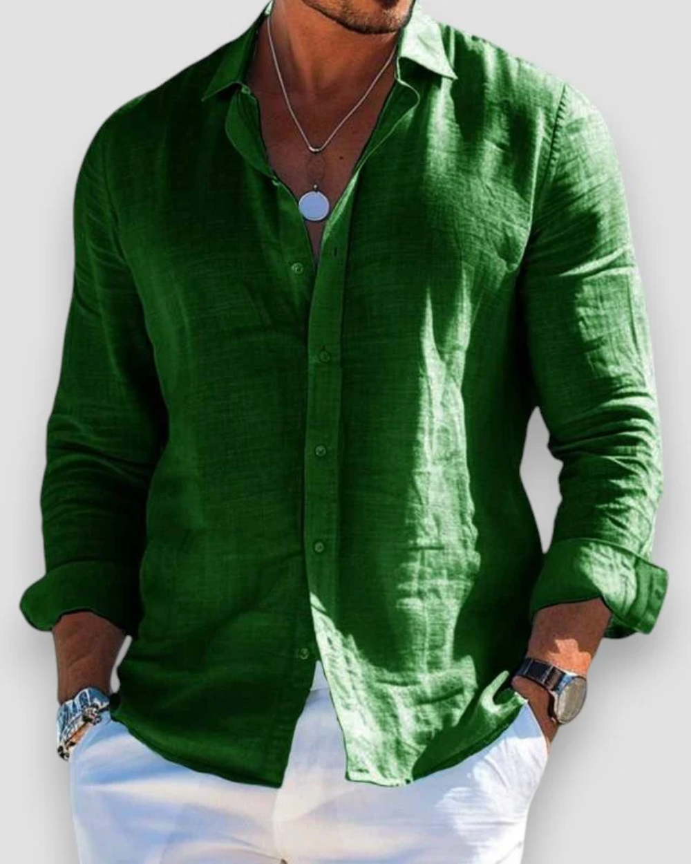 Benjamin | Casual Skjorte for Menn 