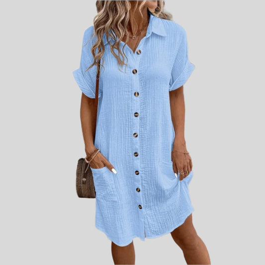 Mona | Elegant and Casual Shirt Dress 