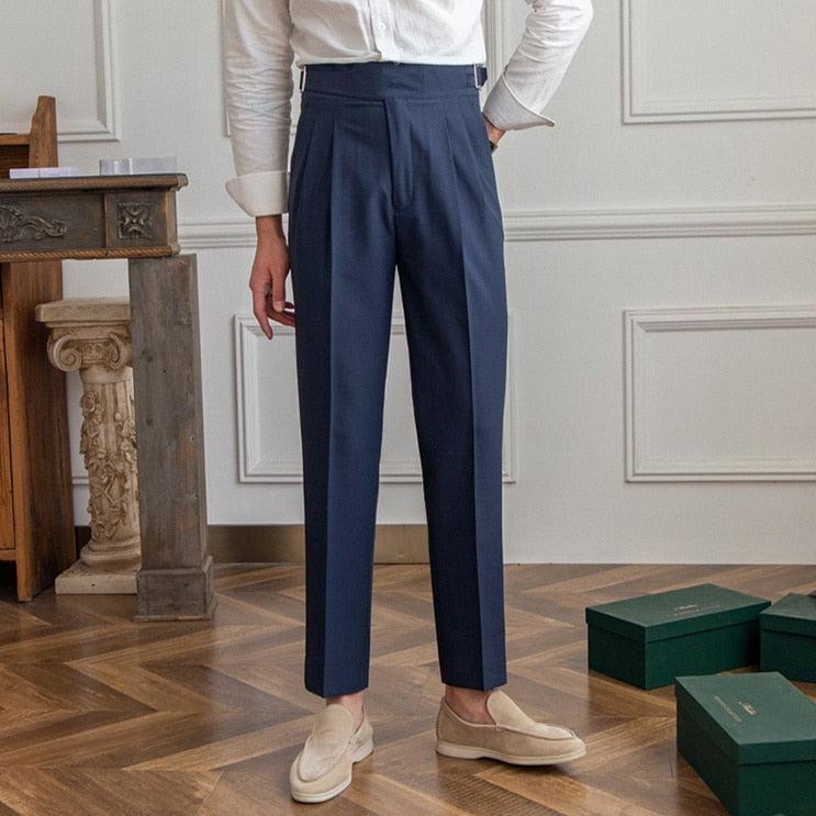 Axel | Bukser Mand Høj Talje – Klassisk Og Moderne Elegance 