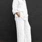 Gwendoline | Women's Buttoned Set – Oversized and Trendy Cut 