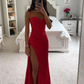 Soline | Abendkleid mit Schlitz – Bestimmte Ausstrahlung 
