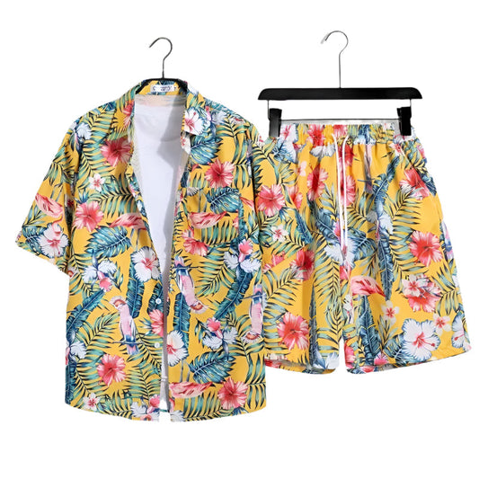 Alexandre | Conjunto de Verano para Hombres Camisa y Pantalones Cortos 