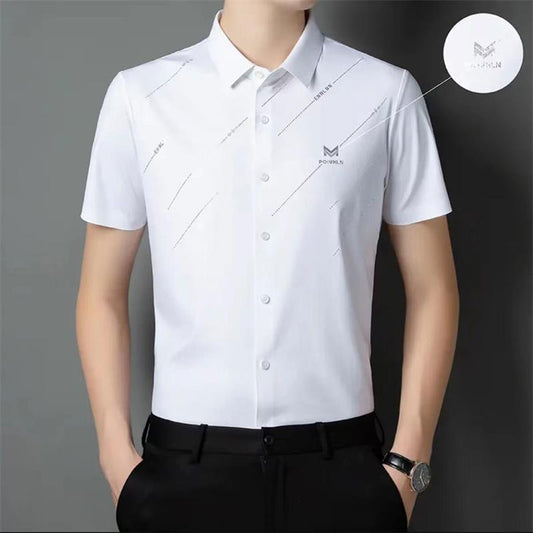 Camisa de seda glacé – Elegancia y confort supremo 