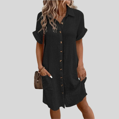 Mona | Elegant and Casual Shirt Dress 