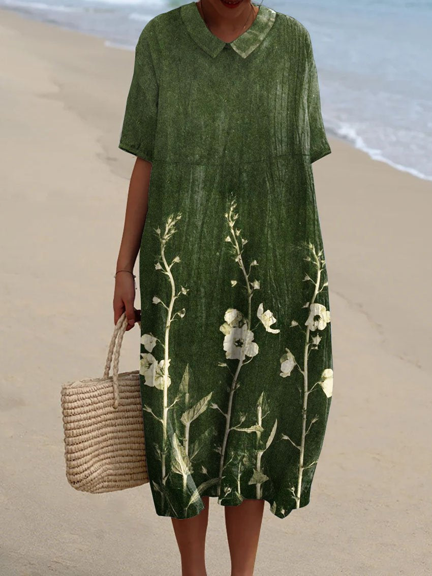 Sylvaine | Lange Blumenkleid – Stil und sommerliche Leichtigkeit 