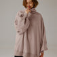 Oversized Turtleneck Sweatshirt - Elegant Comfort 