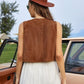 Eva | Korte Mouwloze Jas – Western en Trendy 