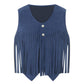 Eva | Korte Mouwloze Jas – Western en Trendy 