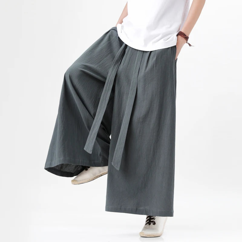 Lucien | Bred Byxa Japansk Inspiration 