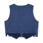 Eva | Korte Mouwloze Jas – Western en Trendy 
