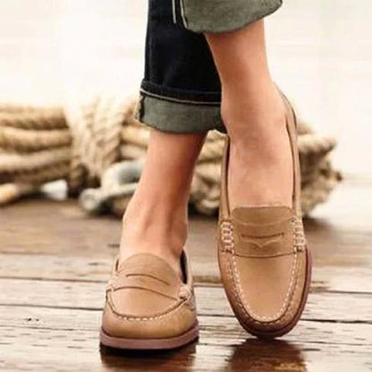 Louna-Pink | Women's Loafers – Neat and Versatile Look 