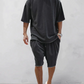 Adrien|Súprava oversized tričko a šortky pre pohodlný a štýlový vzhľad 