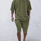 Adrien|Súprava oversized tričko a šortky pre pohodlný a štýlový vzhľad 