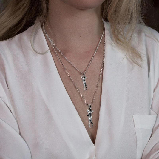 Lilou | Minimalistische Silhouetten-Kette 