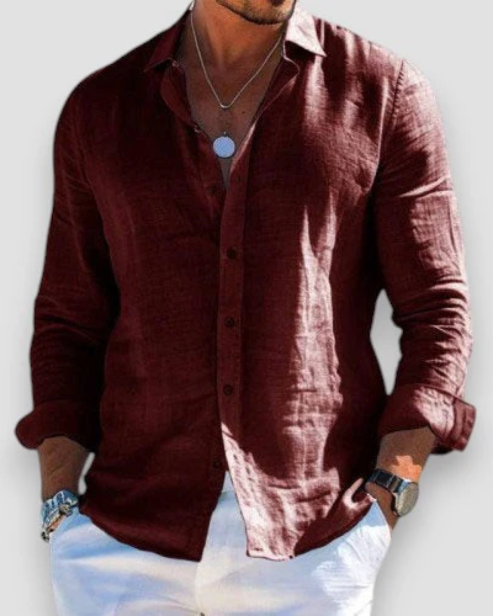 Benjamin | Casual Skjorte for Menn 
